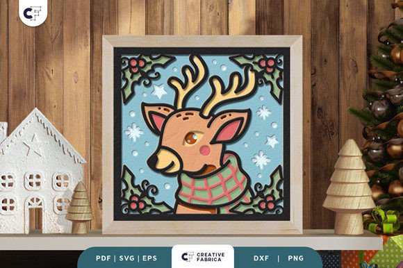 Christmas Deer 3D SVG: A Crafter's Review