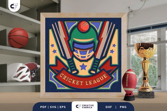 Cricket League 3D SVG for Lifestyle And Hobbies Blogs