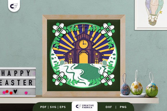 Easter Church 3D SVG: A Crafter's Review