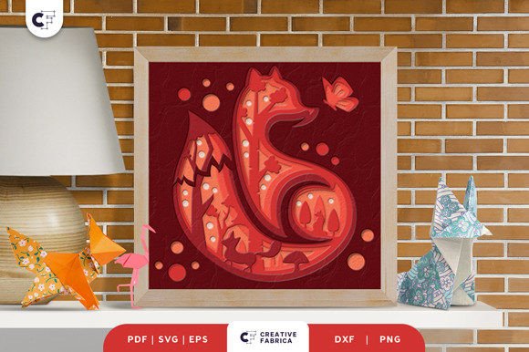 Fox Silhouette 3D SVG: A Publisher's Review