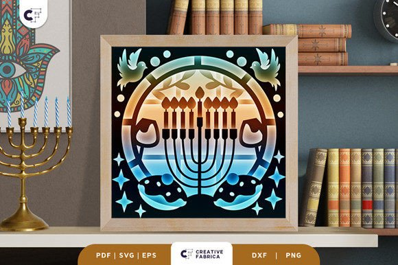 Menorah 3D Layered Paper Cut Review
