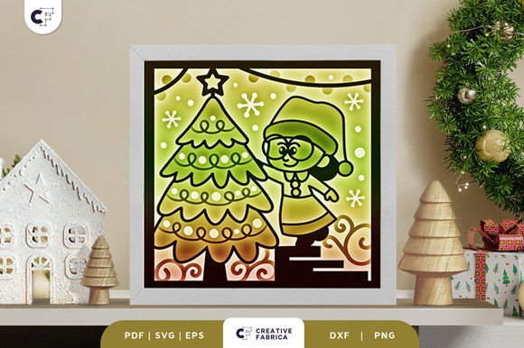 Retro Mrs Claus 3D SVG: A Christmas Asset Review