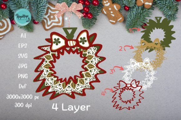 Review: 3D SVG Wreath for Christmas Sales