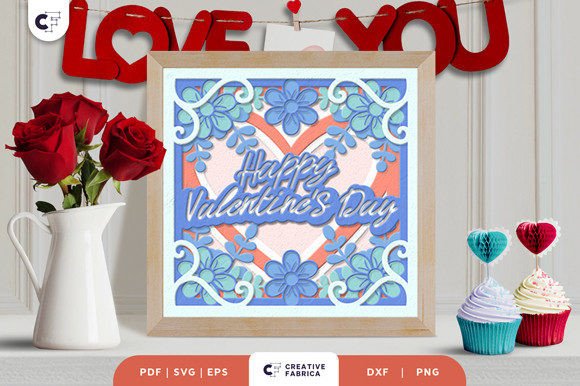 Valentine's 3D SVG for Holidays Marketing